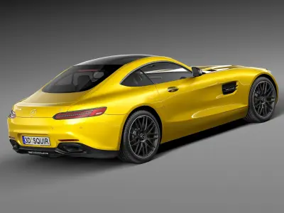 Mercedes-Benz AMG GT S 2016 3D model