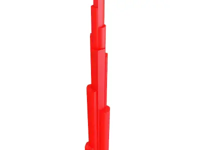 Printable Burj Khalifa 3D model