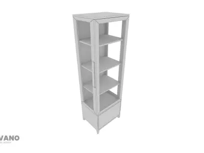 OM Narrow Cabinet CASE 161 3D model
