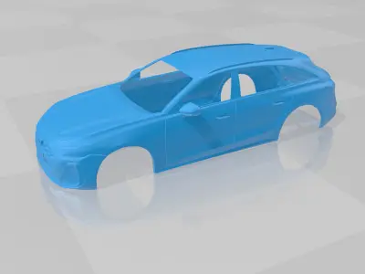 Audi A5 Avant 2025 - Body Car STL Model 3D print model