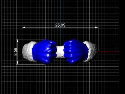 NEO UNISEX RING SPECIAL SERIES14 FIST 3D print model