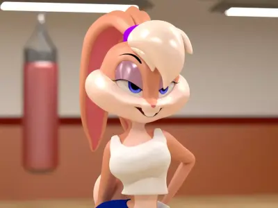Lola Bunny Classic 3D model