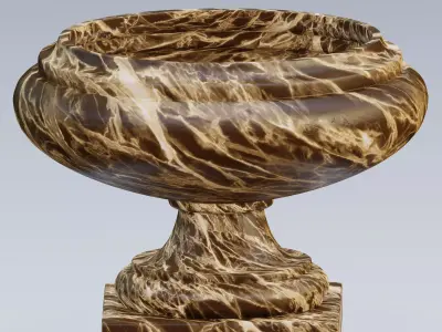 Garden urn planter31 3D model