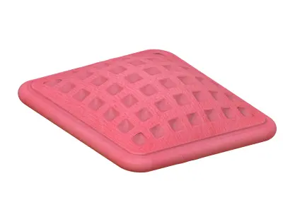 Exquisite Square Cushion Pillow 3D print model