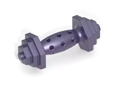 Classic Adjustable Dumbbell Toy 3D print model