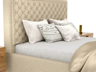 LUXURY bed 3D model