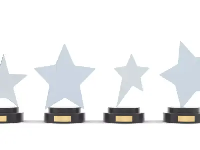 Glass Trophy 3D model buy