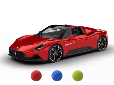 Maserati MC20 Cielo 2023 3d model 3D model