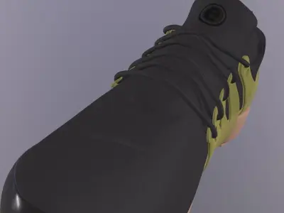 NIKE AIR PRESTO SHOES PBR Low-poly 3D model