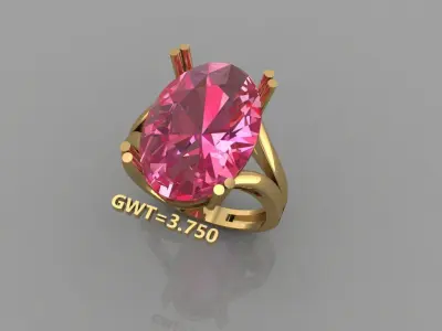 FASION RING 3D model 6