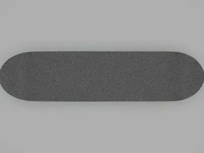 Skateboard Riggable 3D model