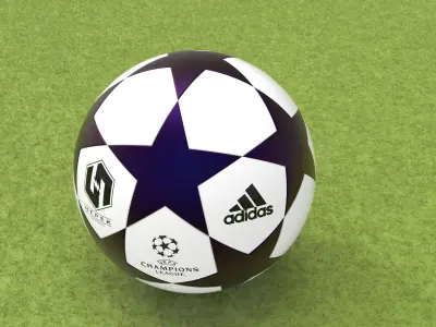 UEFA Champions league ball 3D model