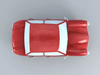 toon car 3D model