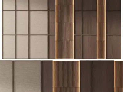 Decorative V75 Wall Panels 3D model