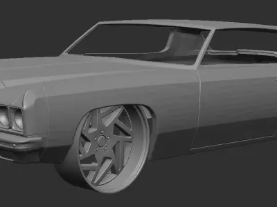 Chevrolet Impala 1973 3D print model