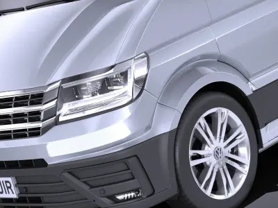 Volkswagen Crafter 2018 VRAY 3D model