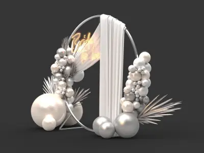 Balloon Arch 4 3D model