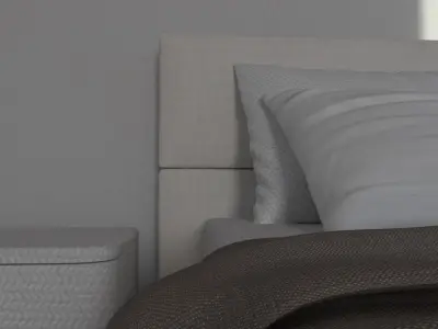 Beach bedroom 3D model