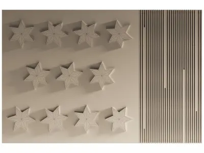 Wall 3D panel 14 3D model purchase