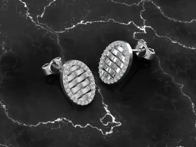 Jewelry Earring 3D print model