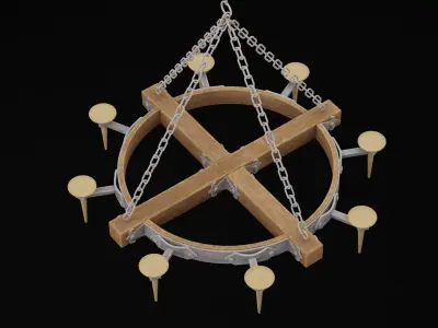 Decorative Chandelier 3D model