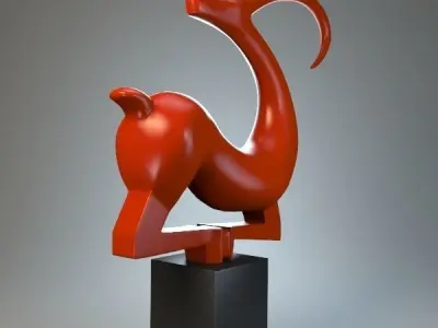 Sculpture Capricorn 2 3D model