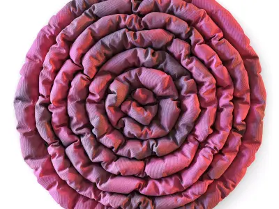Carpet Round Low-poly 3D model purchase