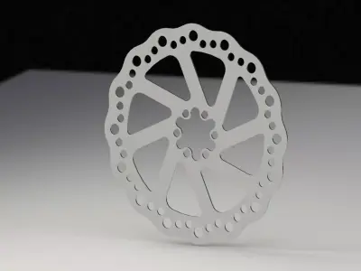 160mm Bicycle Disc Brake Rotor Free 3D model