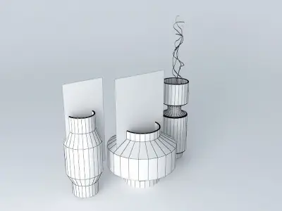 VASES 2 three Free 3D model