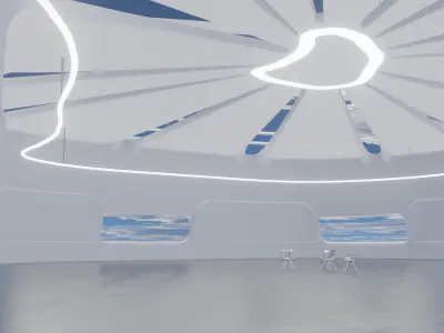 Sci-Fi Interior SCENE futuristic 3D model