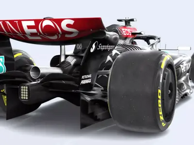 Mersedes 2024 W14 3D model