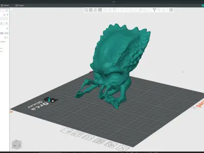 Alien Skull Artifact 3D print model