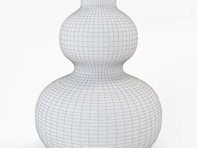 Vase ROBERT - D11xH15cm - JYSK 3D model