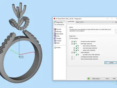 Gold ring jewelry 3D print model purchase