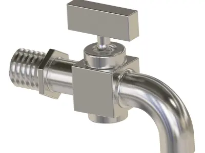 Exquisite Taper Faucet 3D print model