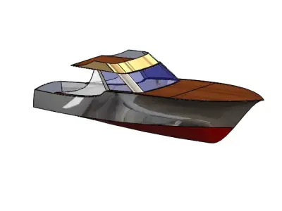 Sportsmen Boat 3D print model
