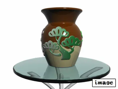 Shochikubai Vase Free 3D print model
