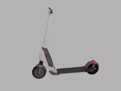 PXID Scooter  Low-poly 3D model