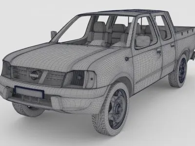 Nissan pickup d22 ute 3D model