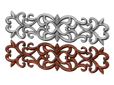 Floral molding  3D print model