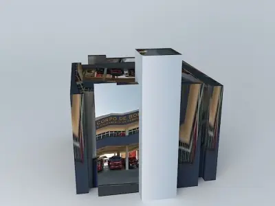 3 Grouping Fire Londrina Central 03 Free 3D model