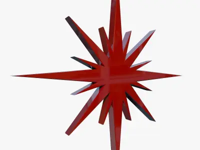 Colorful Stars 3D model