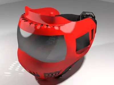 Paintball Facemask - Type 2 3D model