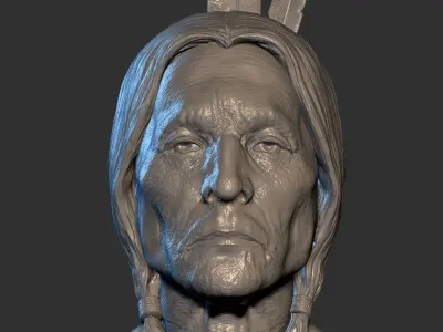 American Native 3D print model