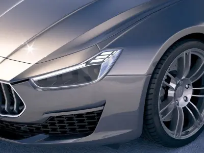 Maserati Ghibli GranLusso 2018 3D model