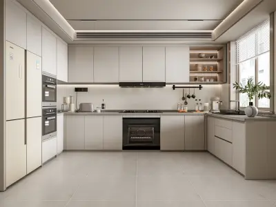 Kitchen Modern interior 107 3D model