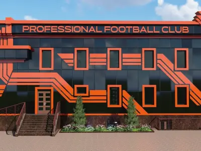 PFC TURON FOOTBALL ACADEMY UZBEKISTAN FERGANA YAYPAN 3D model