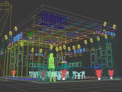 Exhibition - Area - 12X8-3DMAX2012-017 3D model