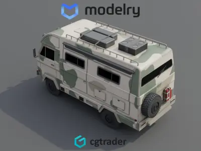 Off road Camper Van 3D model