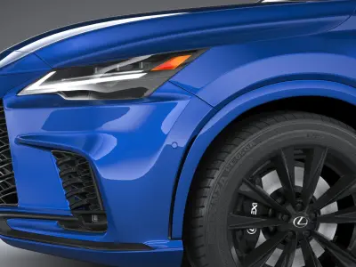 Lexus RX 500 2023 3D model